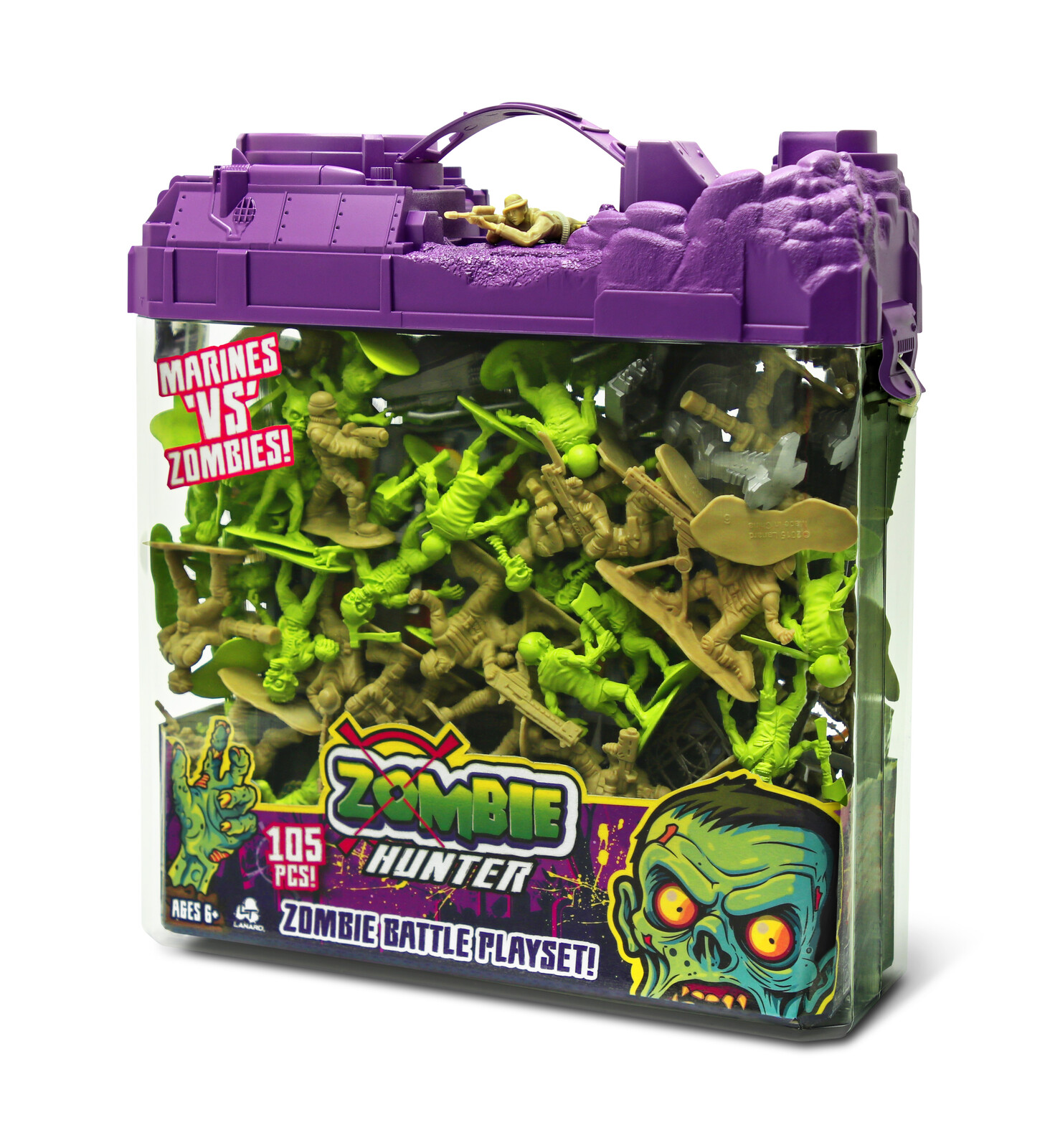 Zombie Hunter Vojáci vs zombie figurky set 105 ks