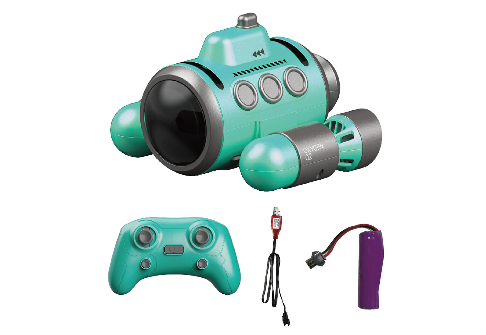 Plavidlo RC na dálkové ovládání 14,5x15,5 cm