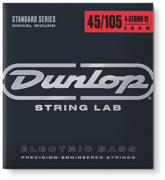 Dunlop Standard Series Nickel Wound Extra Long Scale Bass Strings 45-105