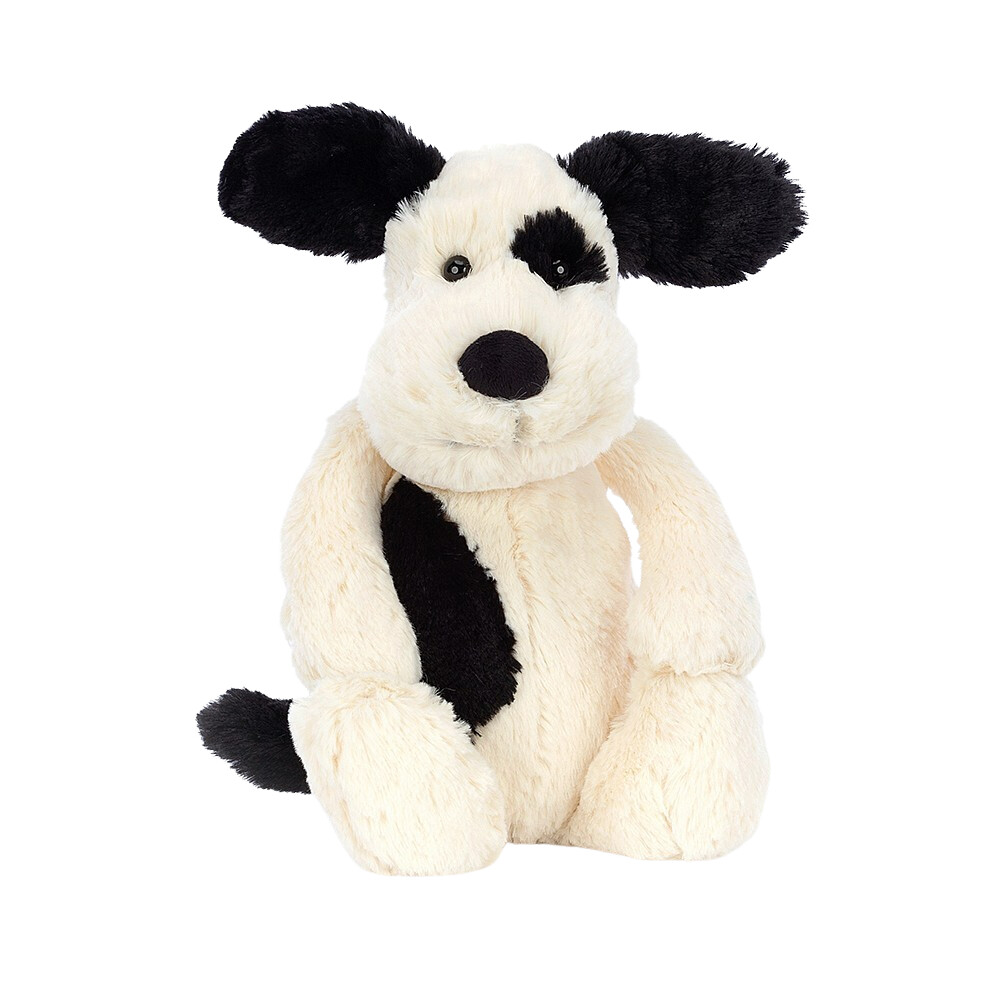 Jellycat Krémovo-černé štěně 31 cm