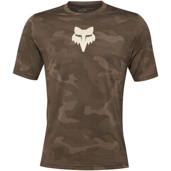 Fox RANGER TRU DRI SS Pánský dres na kolo, khaki, velikost