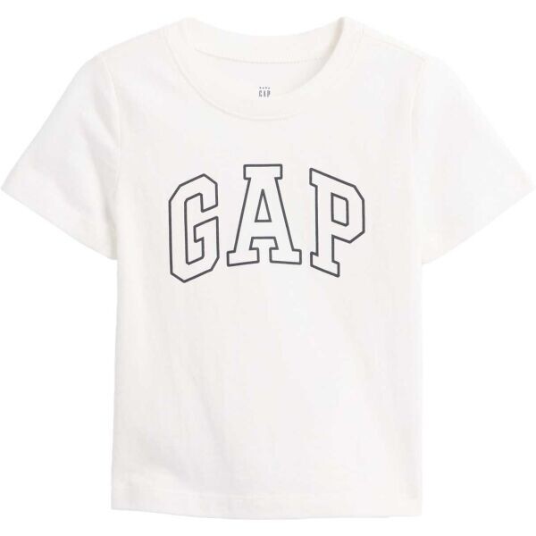 GAP V-FRCH SS LOGO COLOR IN T Dětské tričko, bílá, velikost 2Y