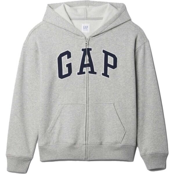 GAP V-BAS HERITAGE FZ Chlapecká mikina, šedá, velikost