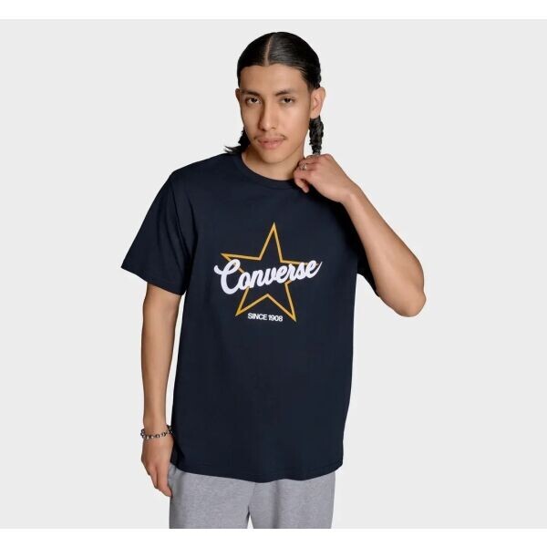 Converse STAR OUTLINE TEE Pánské tričko, černá, velikost