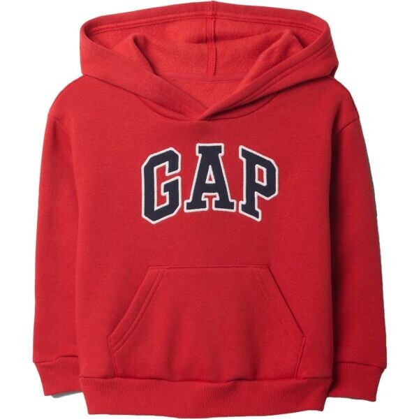 GAP V-LOGO PO Dětská mikina, červená, velikost 4Y