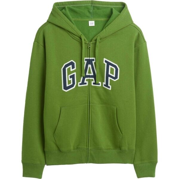 GAP V-GAP HERITAGE FZ HD Dámská mikina, zelená, velikost