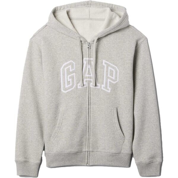 GAP V-GAP HERITAGE FZ HD Dámská mikina, šedá, velikost