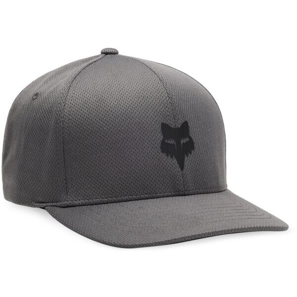 Fox HEAD TECH FLEXFIT HAT Pánská kšiltovka, tmavě šedá, velikost