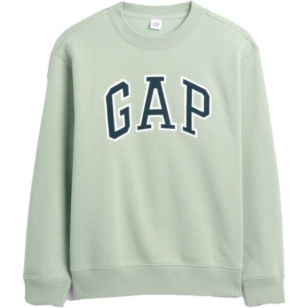 GAP HERITAGE CREW Dámská mikina, světle zelená, velikost