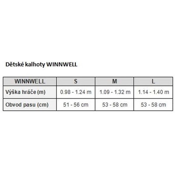 WINNWELL AMP500 YTH Hokejové kalhoty, , velikost