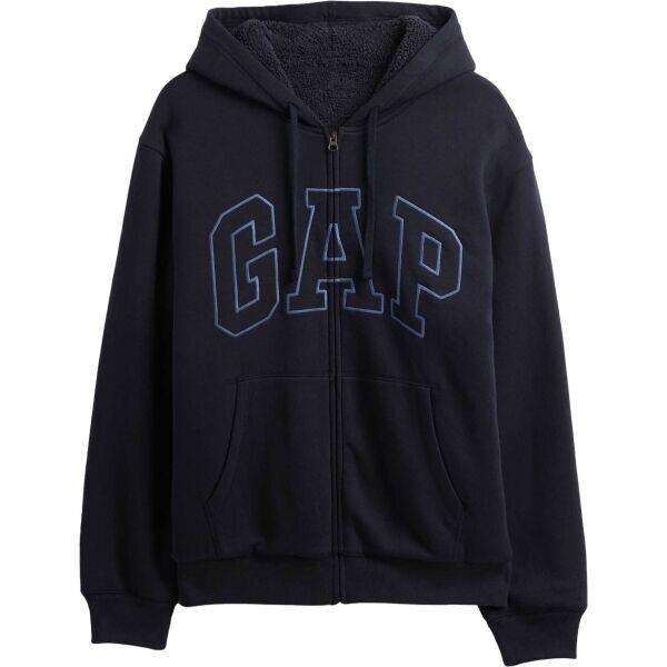 GAP V-GAP ARCH SHERPA FZ Pánská zateplená mikina, tmavě modrá, velikost