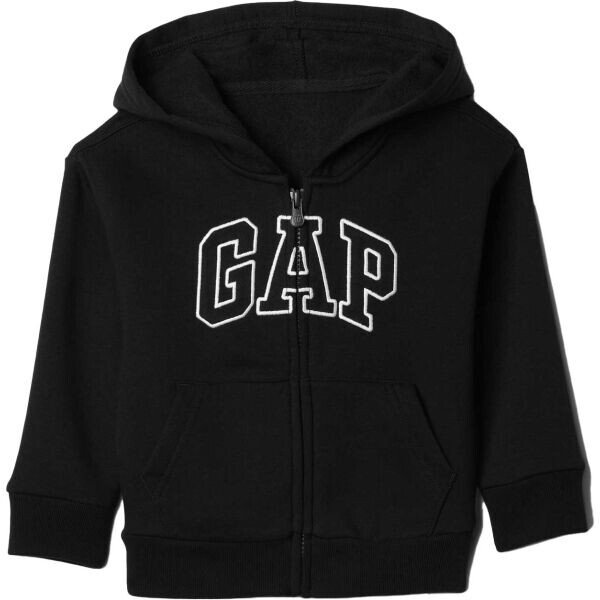 GAP V-LOGO FZ Dětská mikina, černá, velikost 2Y