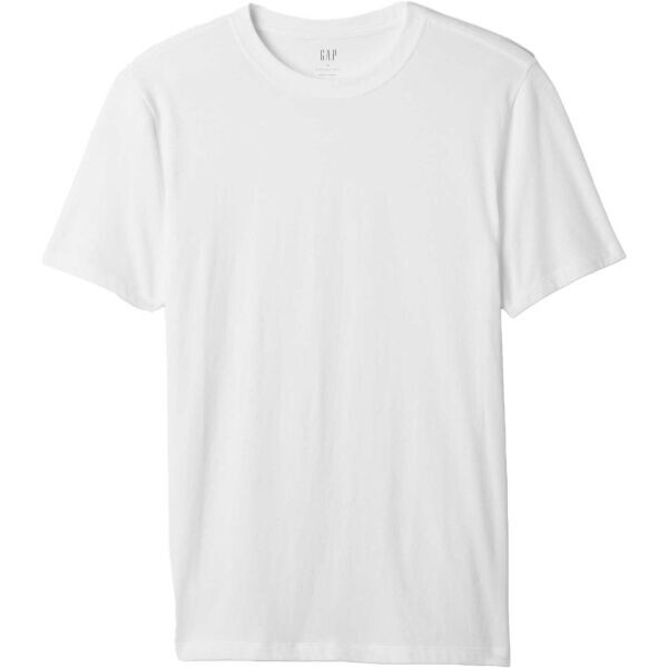 GAP V-EVERYDAY SOFT CREW - SOLID Unisex tričko, bílá, velikost