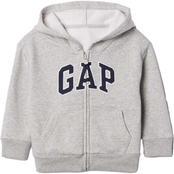 GAP V-LOGO FZ Dětská mikina, šedá, velikost 2Y
