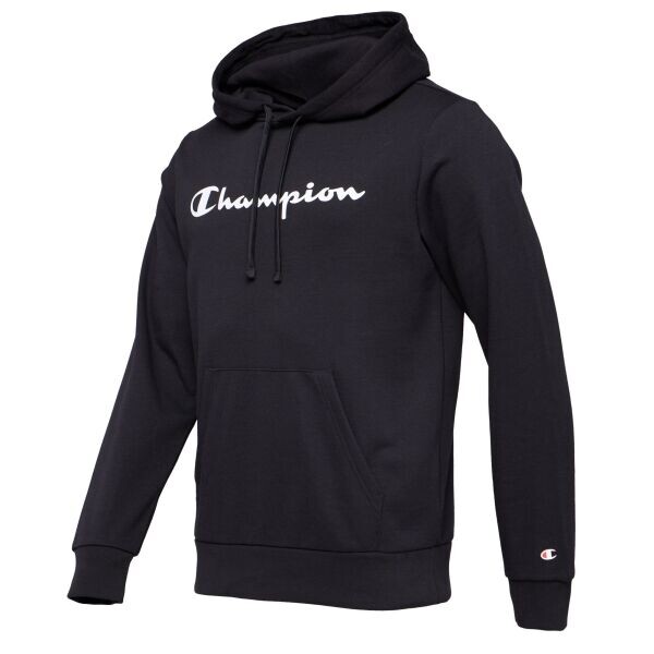 Champion HOODED Pánská mikina, černá, velikost