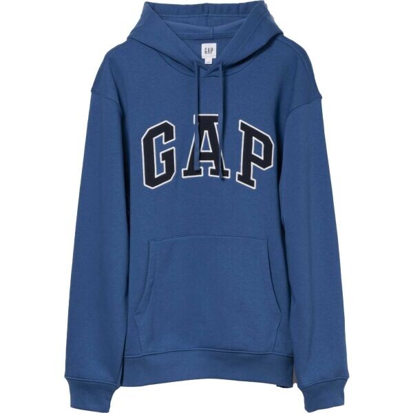 GAP V-HERITAGE LOGO Pánská mikina, modrá, velikost