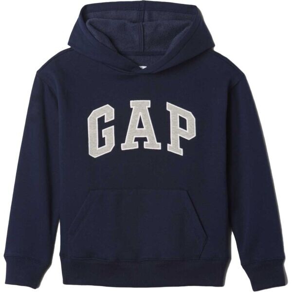 GAP V-BAS HERITAGE PO Chlapecká mikina, tmavě modrá, velikost