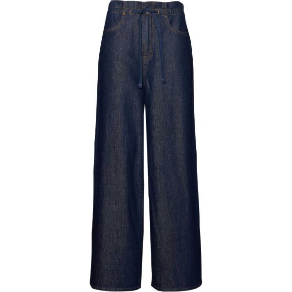 GAP V-DRAWSTRING BAGGY RINSE Dámské džíny, tmavě modrá, velikost