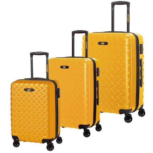 CATERPILLAR INDUSTRIAL PLATE SET Sada kufrů, žlutá, velikost