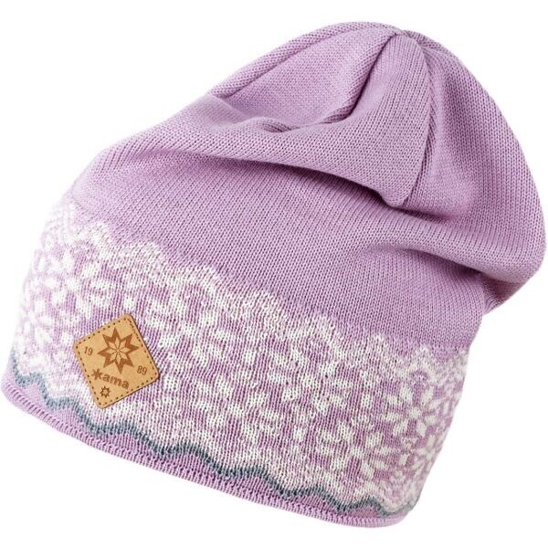 Kama MERINO Zimní čepice, růžová, velikost