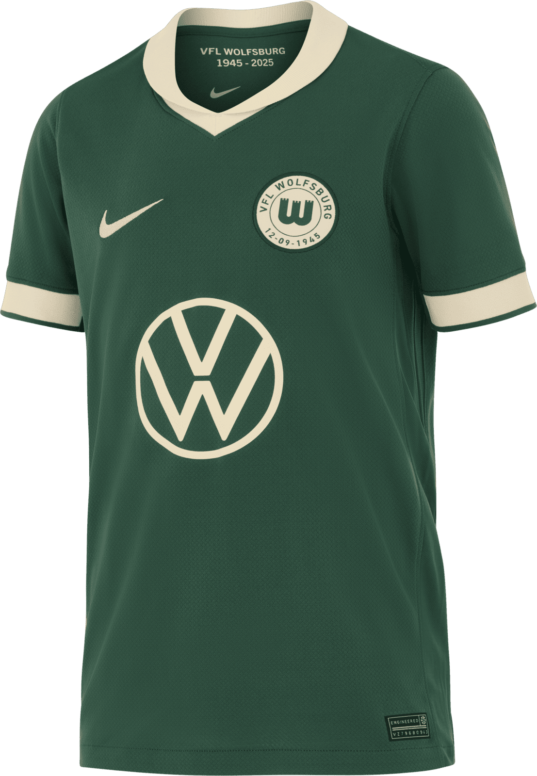 Dres Nike  Dri-FIT VfL Wolfsburg Stadium 3rd Jersey 2025/26 Kids