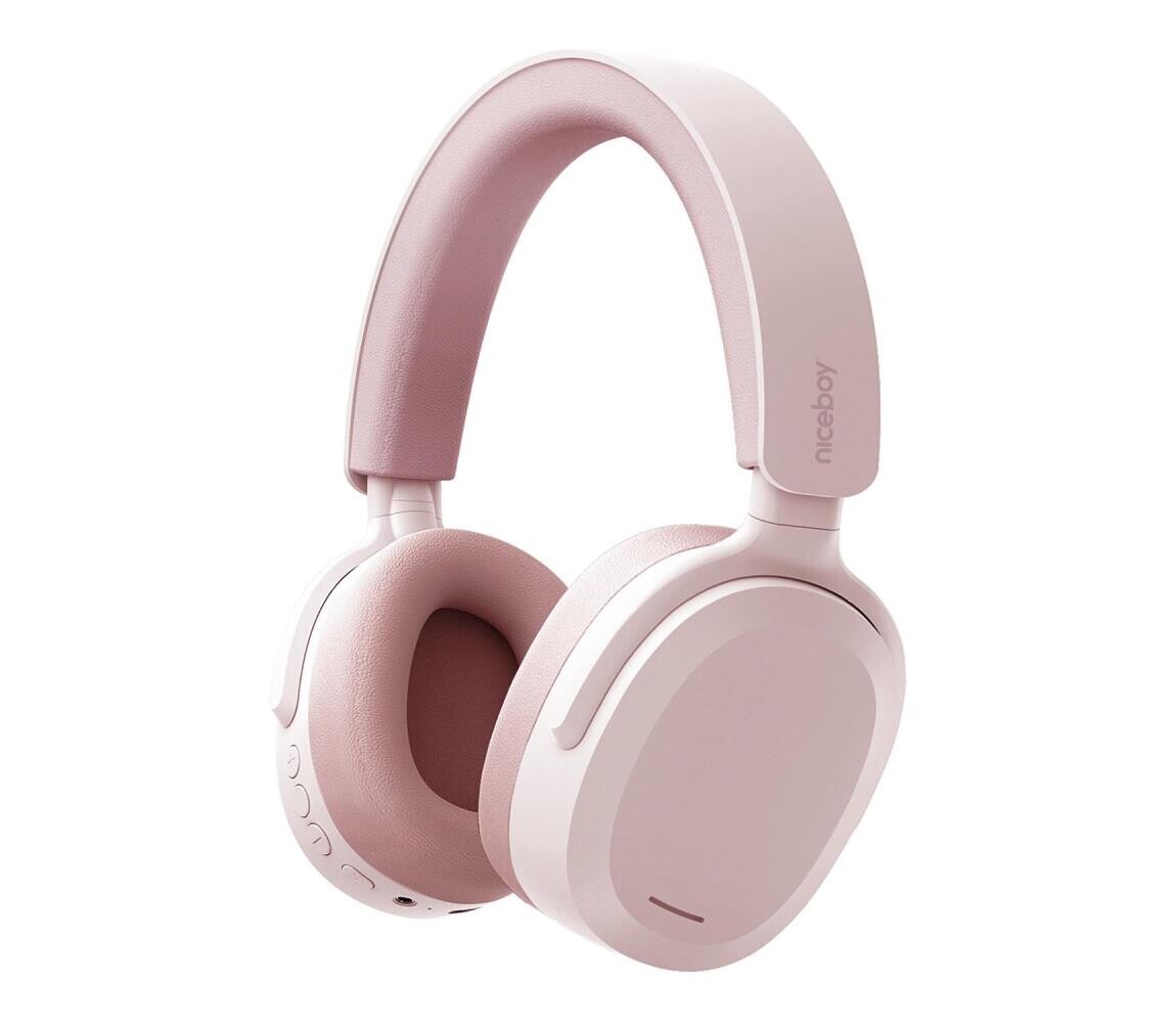 Niceboy Sora - Bezdrátová sluchátka s mikrofonem 250 mAh IPX4 růžová sora-pink