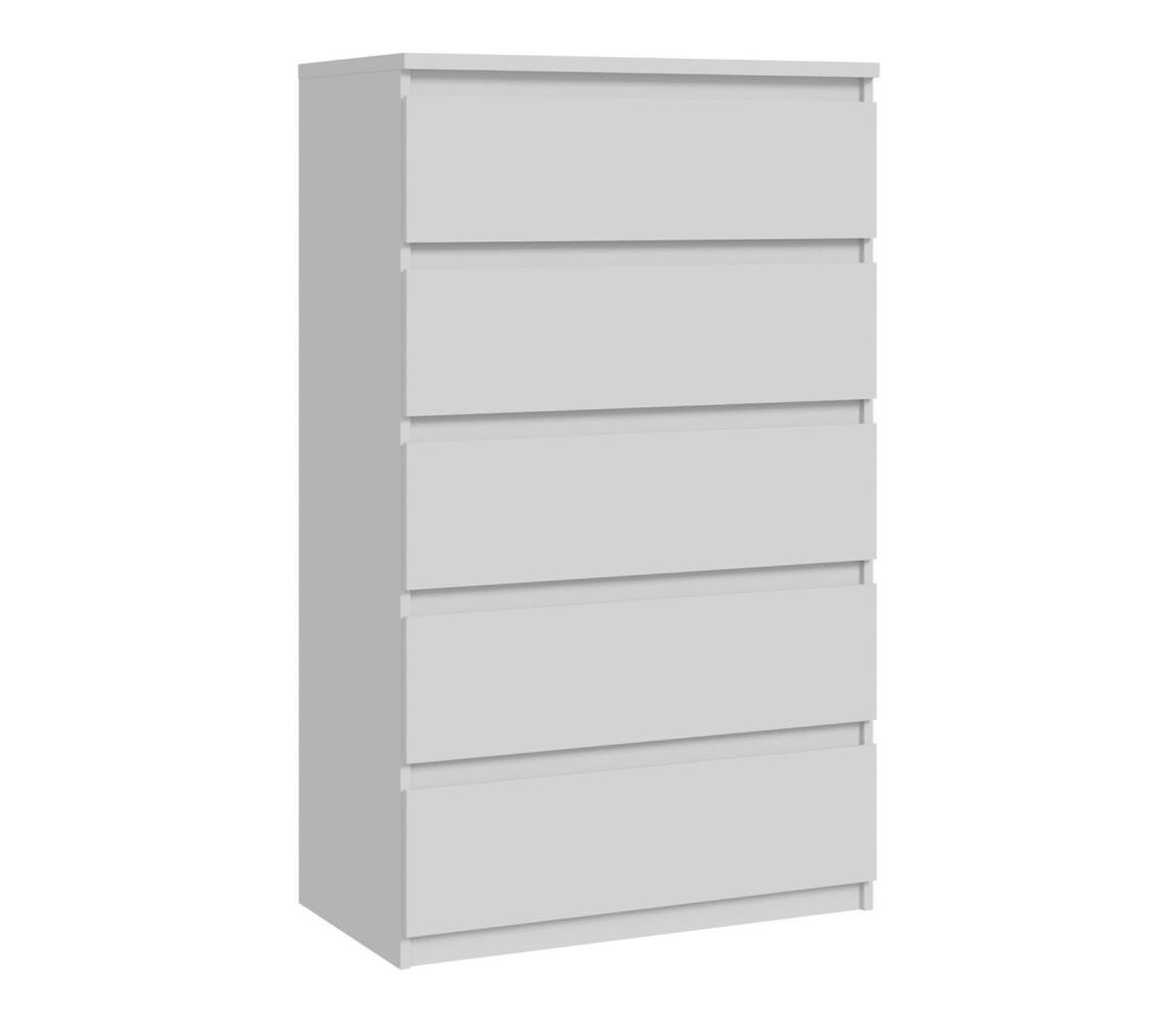 FORTE Komoda se zásuvkami MAO bílá CHLK45-U42