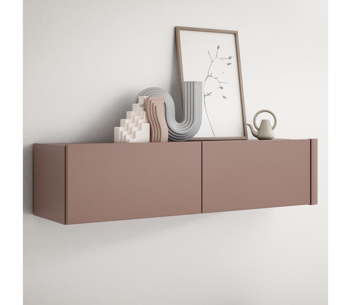 FORTE Nástěnná skříňka INAR hnědá BTHH021-U72