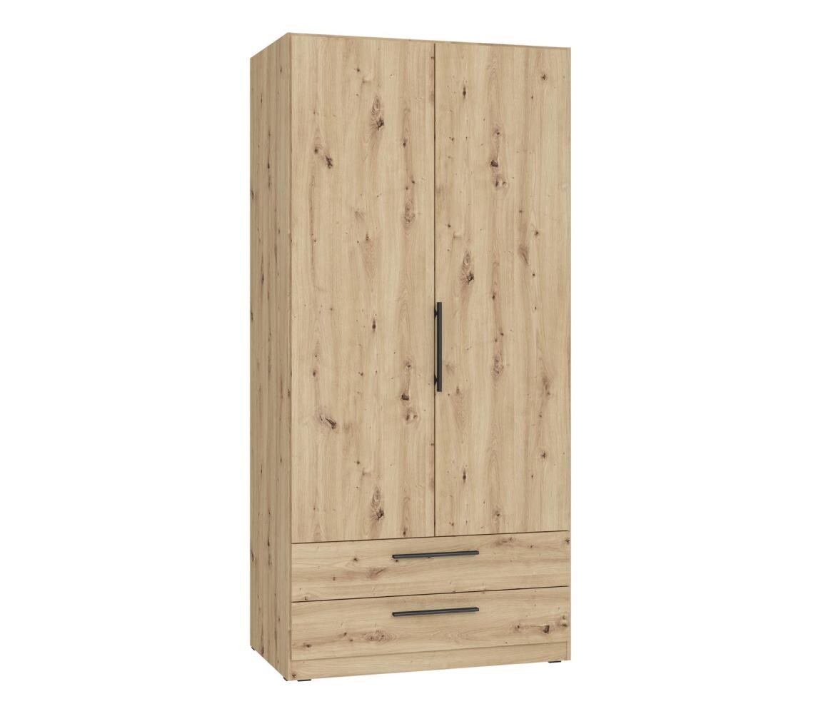FORTE Šatní skříň MARO 100x213 cm dub artisan CDXS87-D78