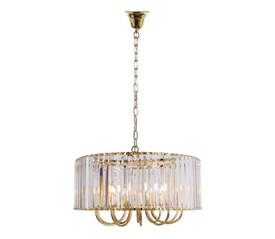 Zuma Line 1906/10 - Lustr na řetězu PARIS 10xE14/40W/230V zlatá 1906/10