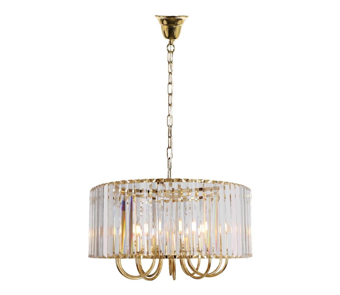 Zuma Line 1906/6 - Lustr na řetězu PARIS 6xE14/40W/230V zlatá 1906/6
