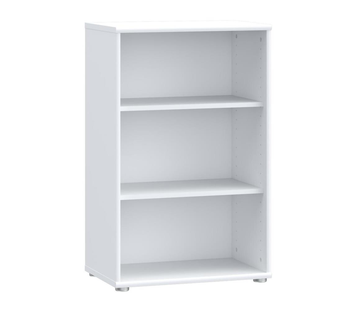 FORTE Knihovna URAN bílá T2KR70-120