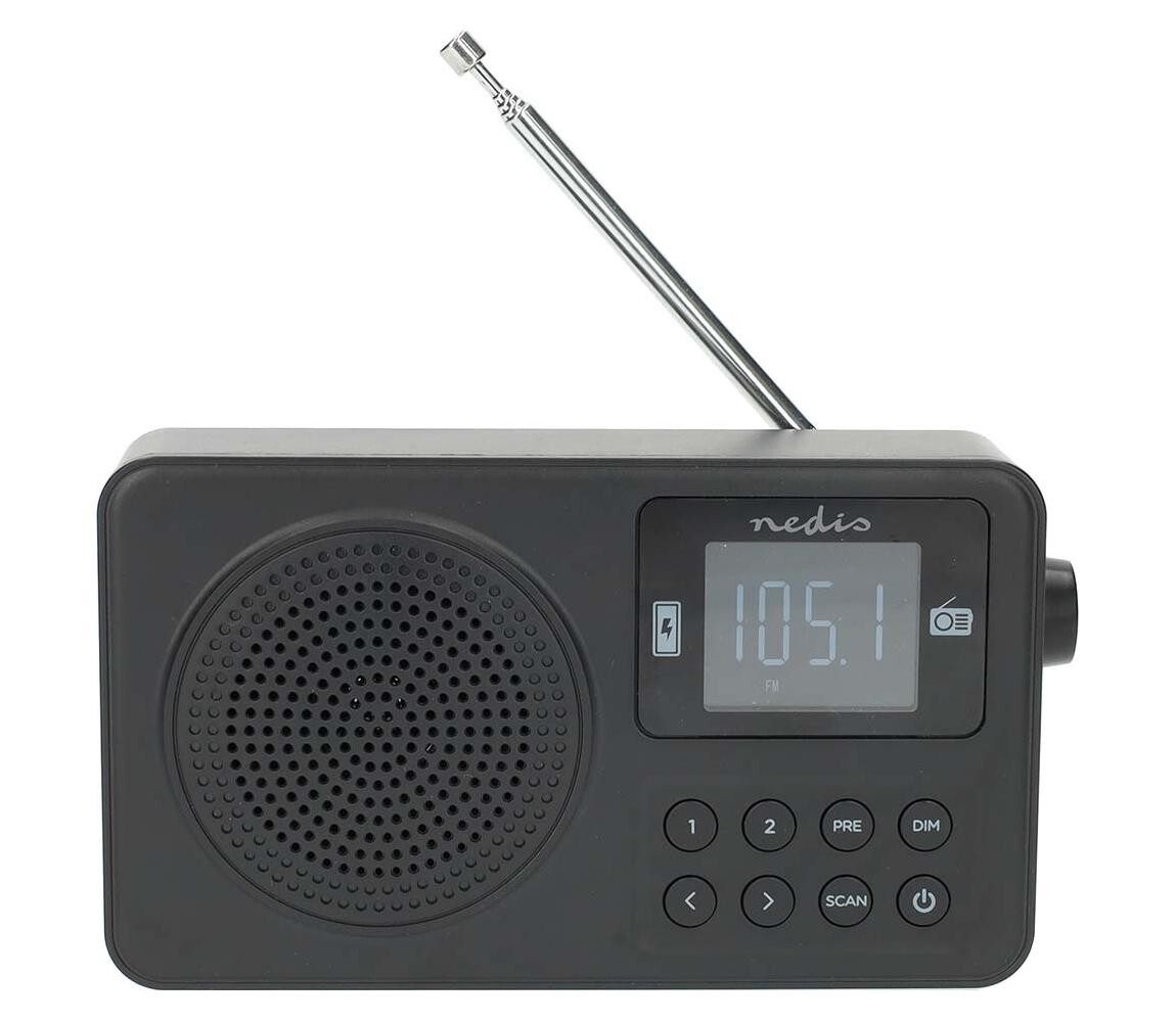 RDFM2225BK - FM rádio 2W/5V 1900 mAh RDFM2225BK