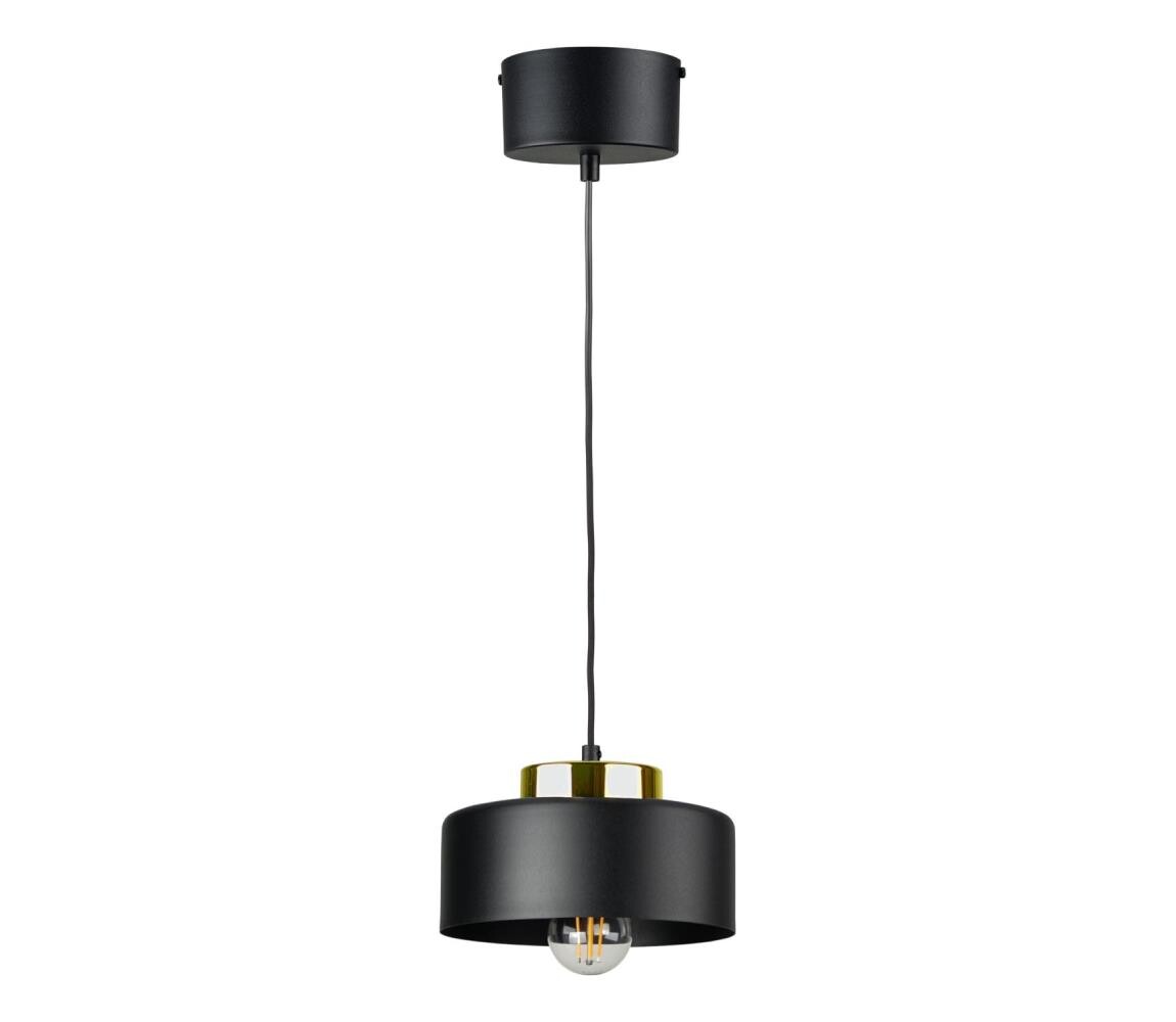 Keter Lighting Lustr na lanku IGNIA 1xE27/60W/230V černá 3396