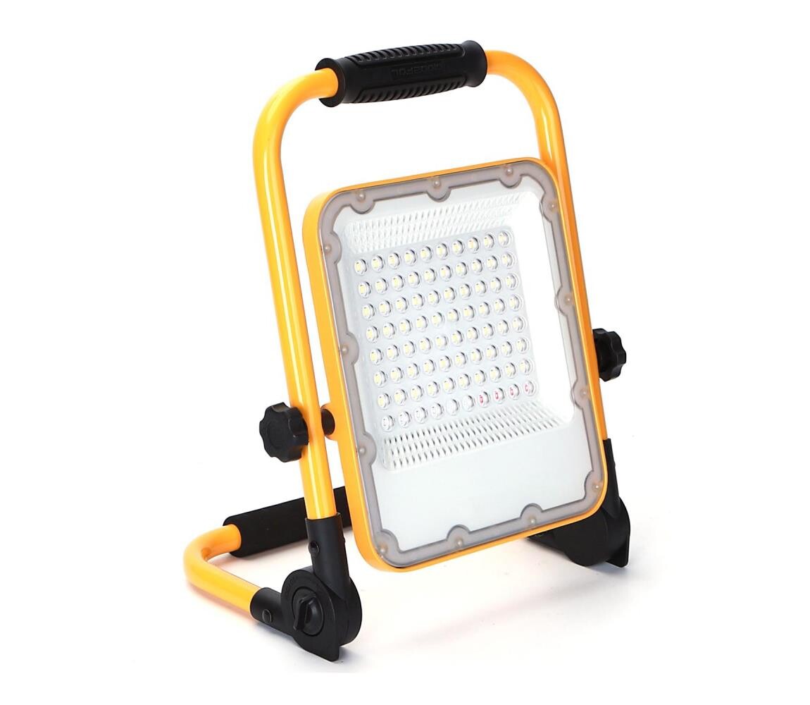 B.V.  - LED Stmívatelný nabíjecí reflektor LED/50W/5V 6500K IP65 B10203XVO