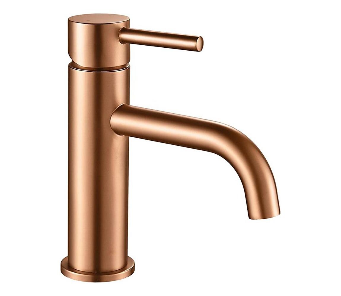 REA-B1112 - Umyvadlová baterie LUNGO 16,5 cm kartáčovaná měď REA-B1112