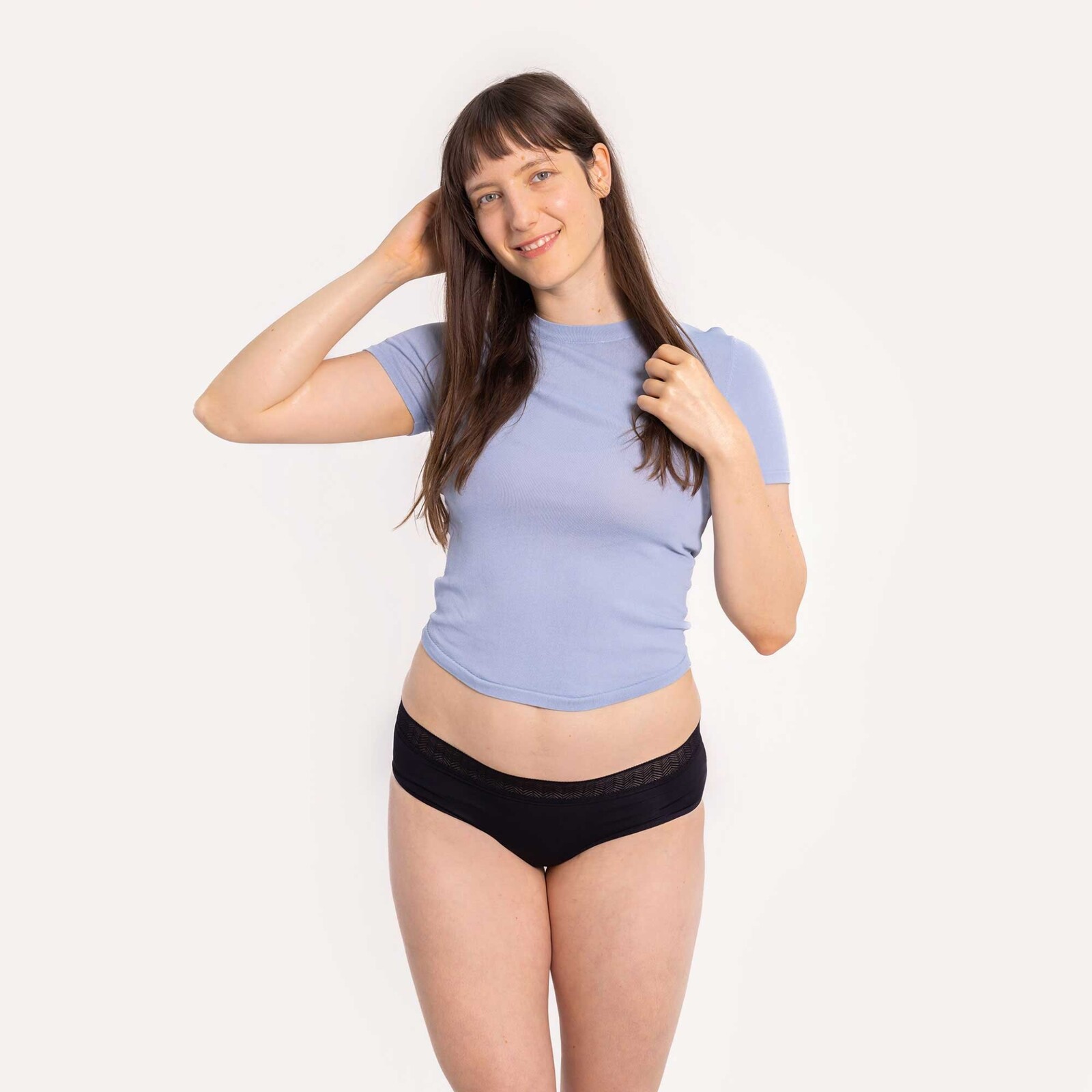 Menstruační kalhotky Selenacare Hipster černé (SEL133) L