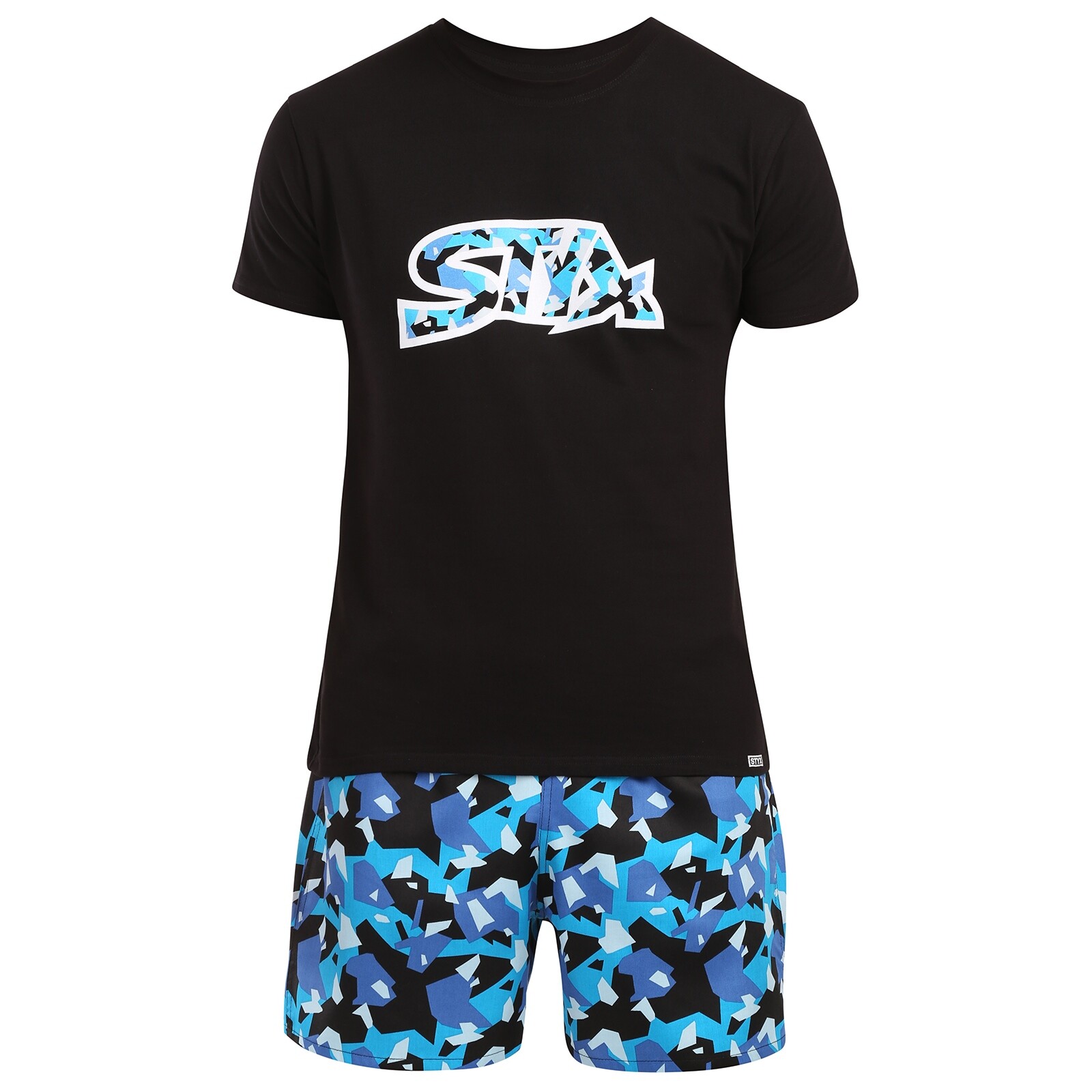 Pánské pyžamo Styx maskáč hranatý (PKP1858) XXL