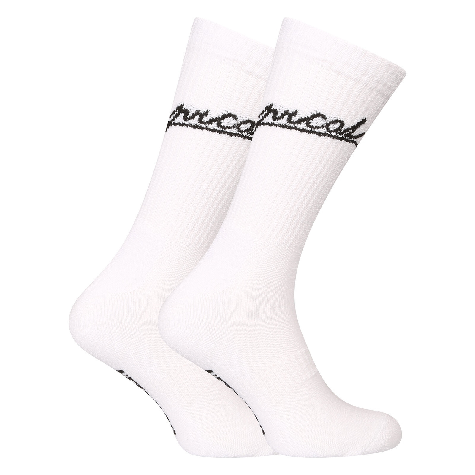 Ponožky Nedeto sportovní vysoké Prxat! bílé (1NOBT7) S