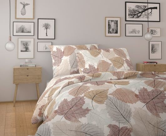 Kvalitex Bavlněné povlečení NORDIC COLLECTION 140x200 + 70x90cm - FREJA