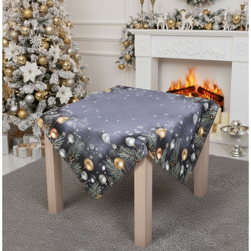 Ubrus vánoční, Vánoční baňky 30 x 45 cm