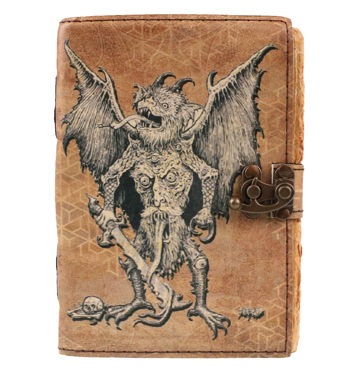 poznámkový blok LORD OF THE DARKNESS - Dragon - Beige