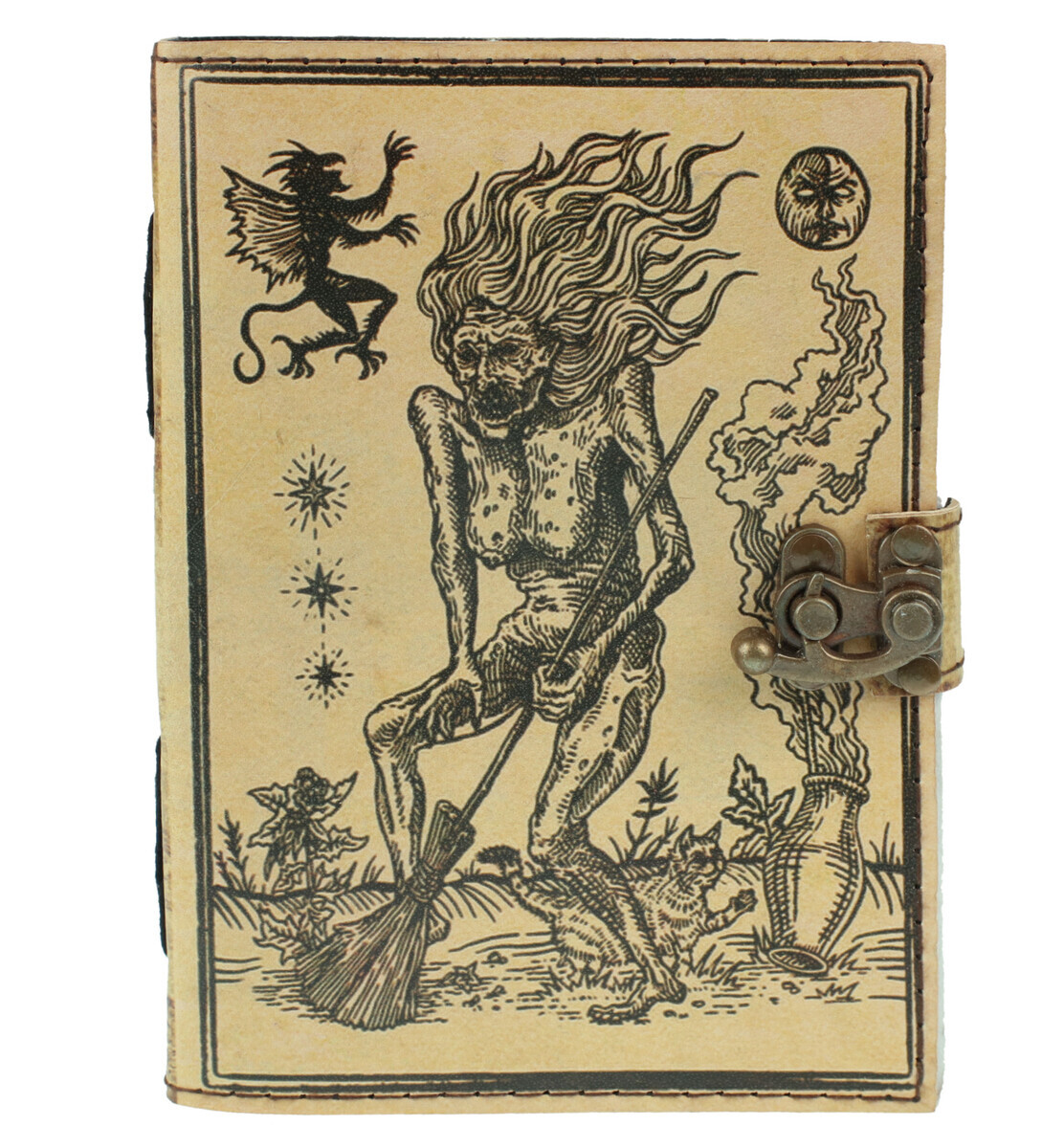 poznámkový blok LORD OF THE DARKNESS - Witch - Beige