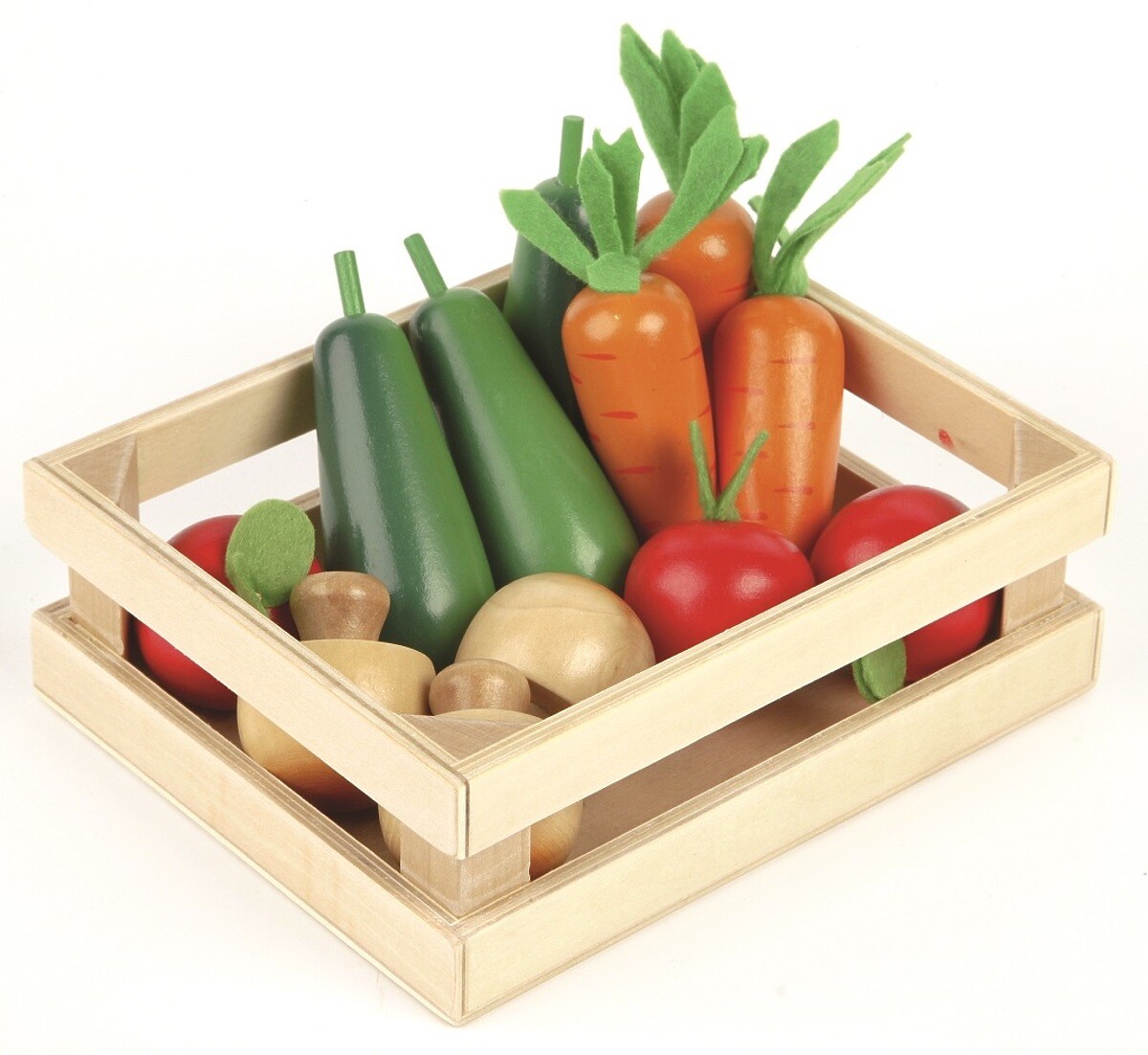 Ourbaby Tidlo Dřevěná bedýnka se zeleninou