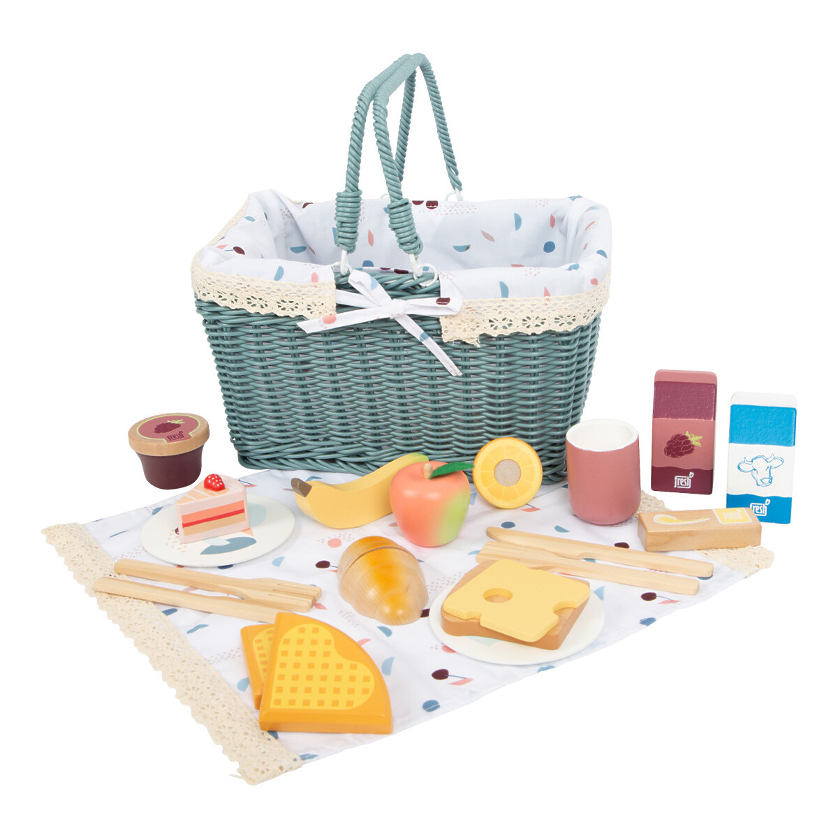 Ourbaby small foot Piknikový koš Tasty