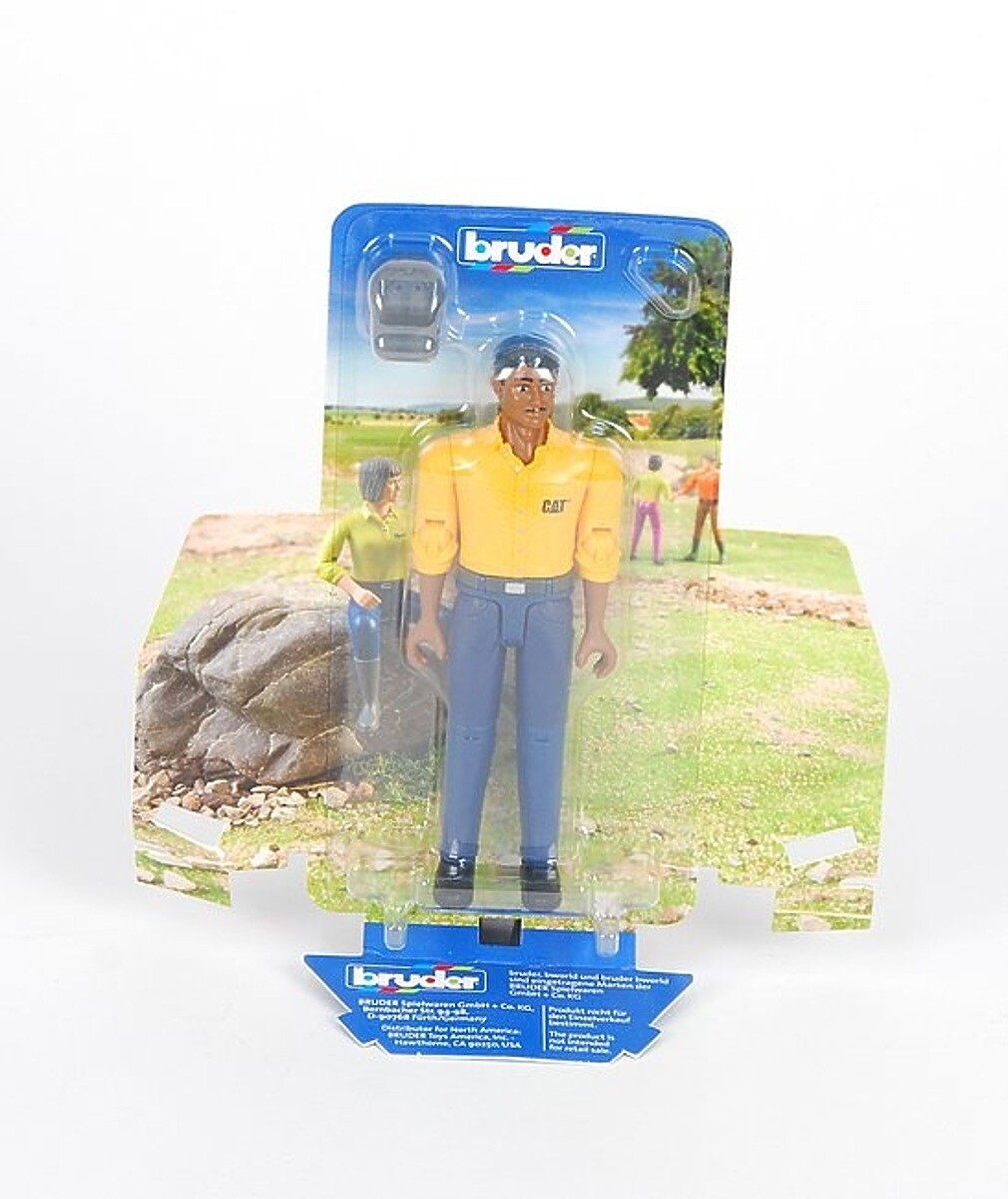 Ourbaby Bruder BWORLD Figurka dělníka CAT