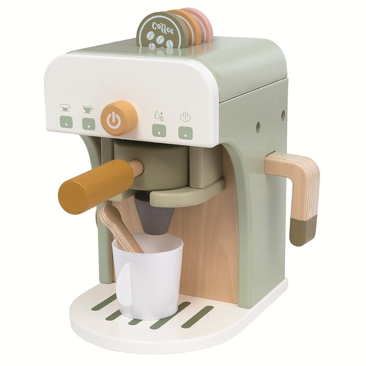 Ourbaby 2Kids Toys Dřevěný kávovar