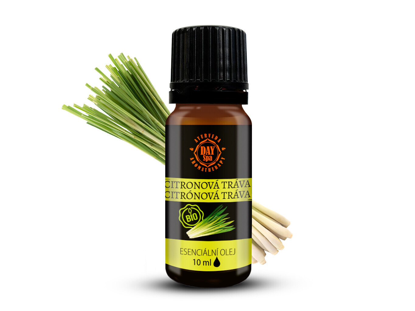 BIO 100% Esenciální olej Citronová tráva, 10 ml