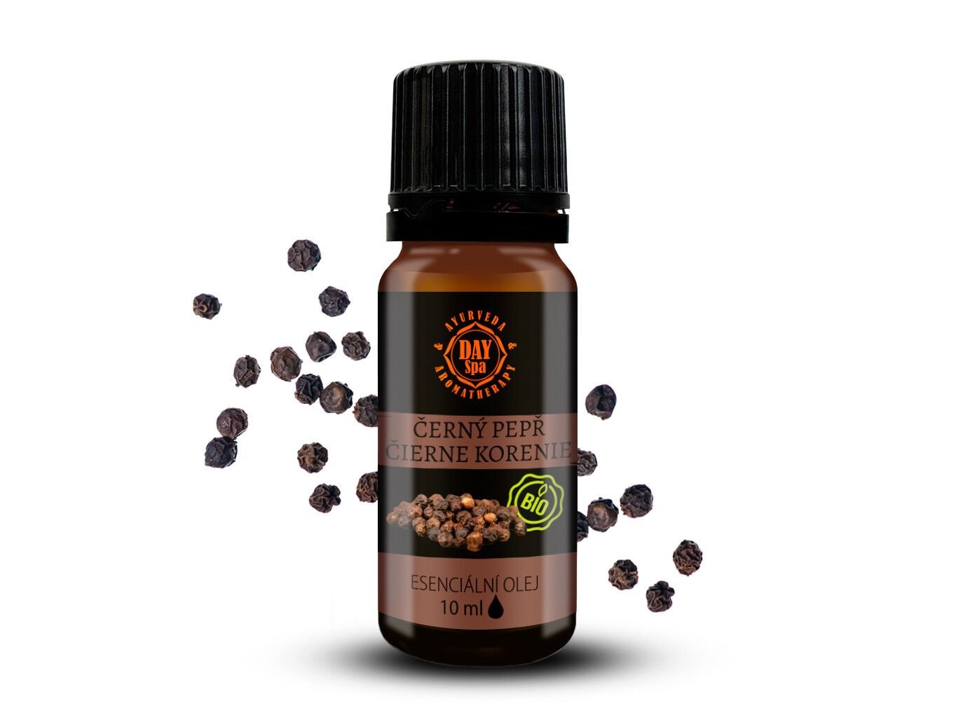 BIO 100% Esenciální olej Černý pepř, 10 ml