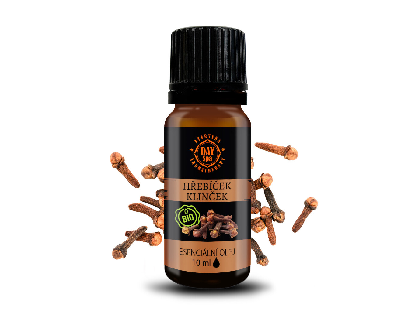 BIO 100% Esenciální olej Hřebíček, 10 ml